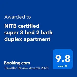  Apartment Nitb Certified Super 3 Bed 2 Bath Duplex